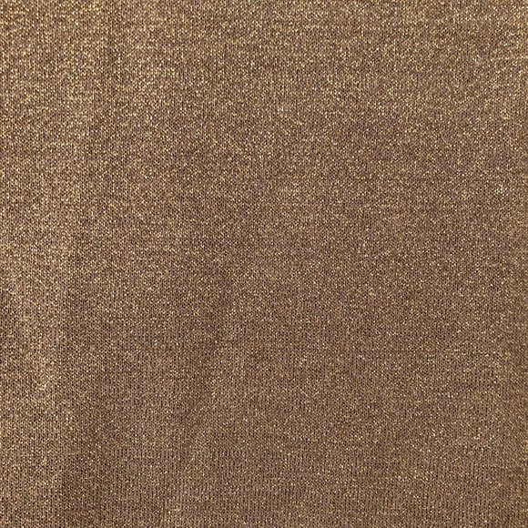 Bob Mackie Metallic Sleeveless Blouse in Gold/Tan | Medium - Picture 7 of 9